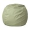 Flash Furniture Bean Bag Chair, 30 in W 30" L 18" H DG-BEAN-SMALL-DOT-GRN-GG - alternate 1